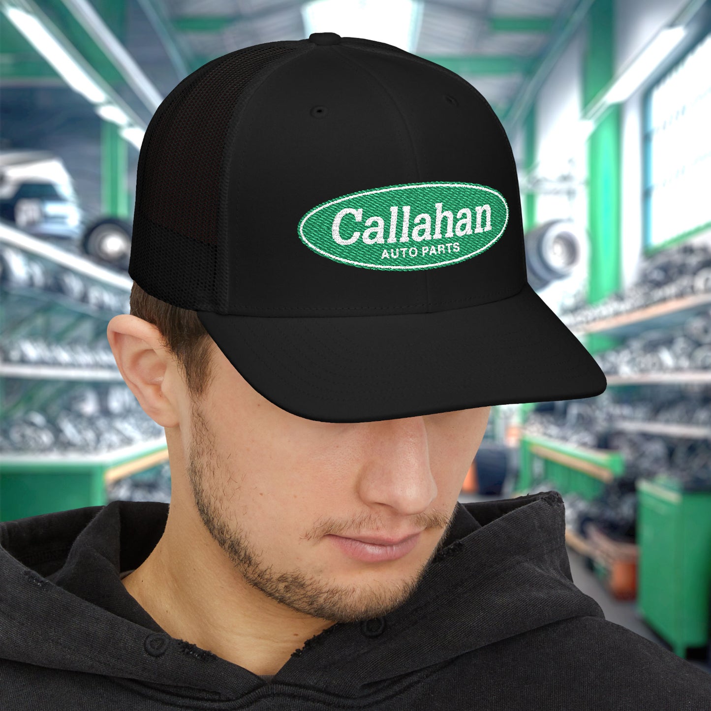 Tommy Boy Callahan Auto Parts Snapback Richardson 112 Trucker Cap