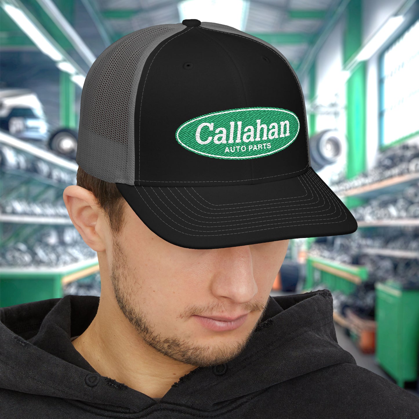 Tommy Boy Callahan Auto Parts Snapback Richardson 112 Trucker Cap