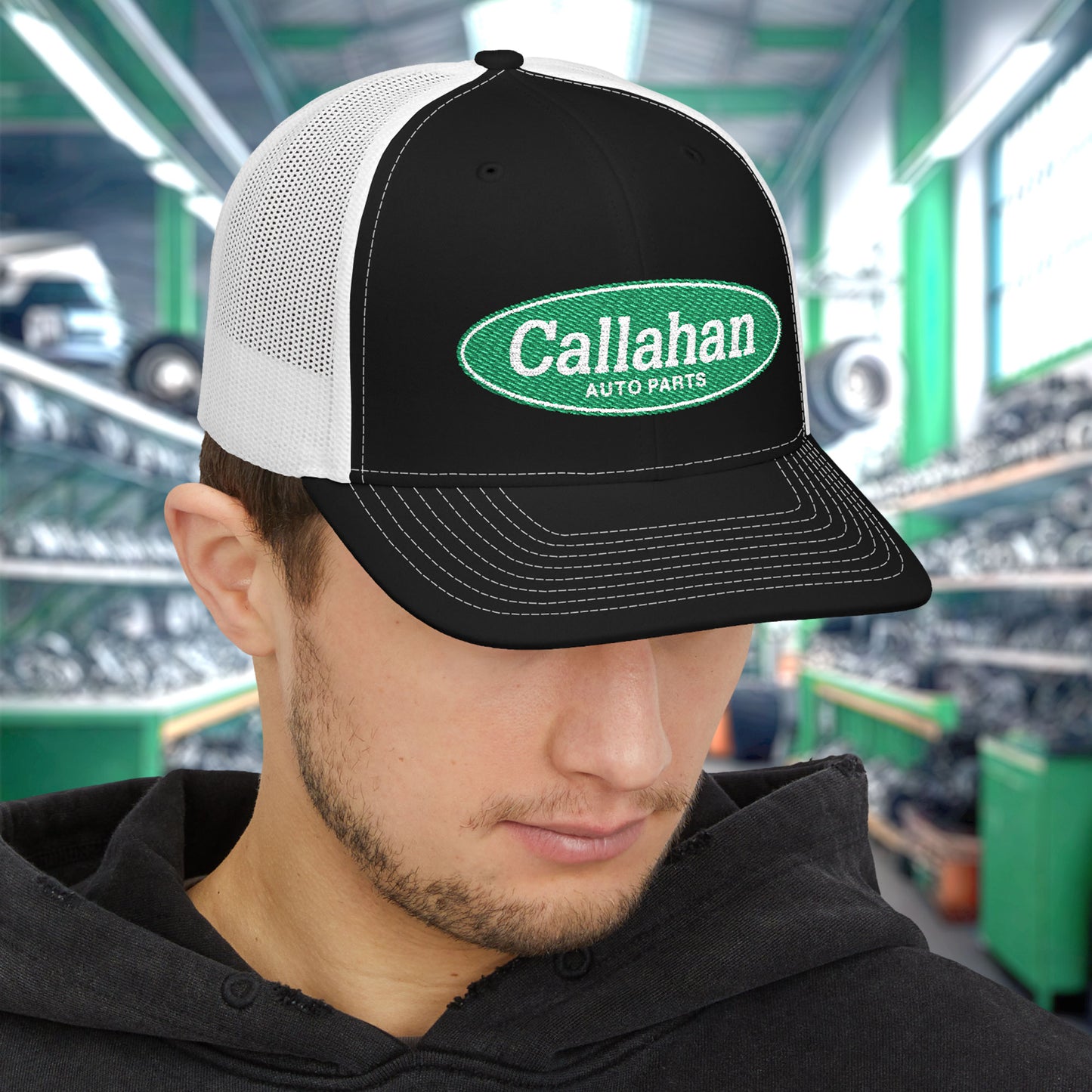 Tommy Boy Callahan Auto Parts Snapback Richardson 112 Trucker Cap