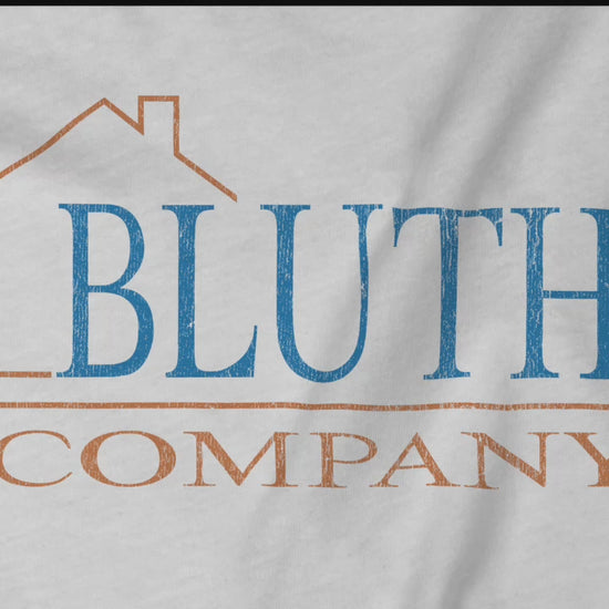 Video of Bella+Canvas t-shirts featuring a vintage Bluth Company logo inspired by the TV show Arrested Development.